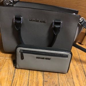 Michael Kors purse and wallet